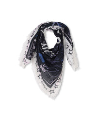 Foulard avec illustration - Dark Blue