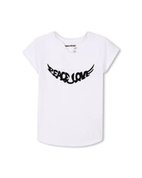 Short-sleeved cotton T-shirt - White