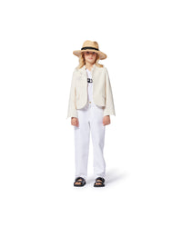 Short-sleeved cotton T-shirt - White