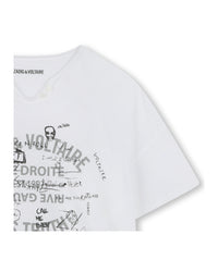 T-shirt with embroidery - White