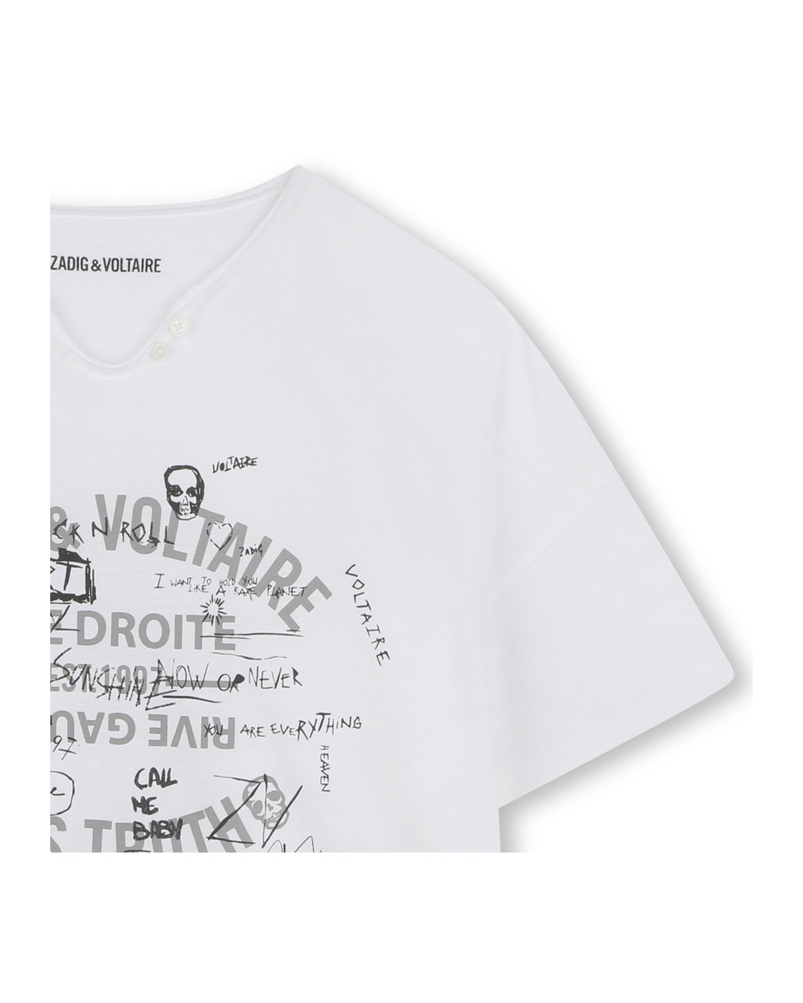 T-shirt with embroidery - White