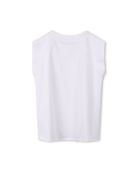 Tank top with illustration - White