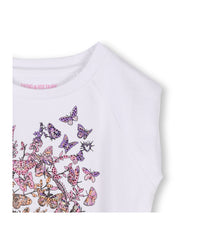 Tank top with illustration - White