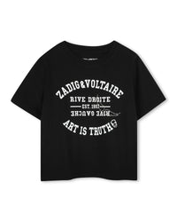 T-shirt with illustration - Black