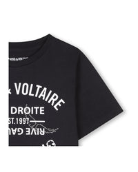 T-shirt with illustration - Black