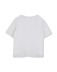 T-shirt avec illustration en coton - Blanc