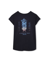 T-shirt with embroidery - Dark Blue