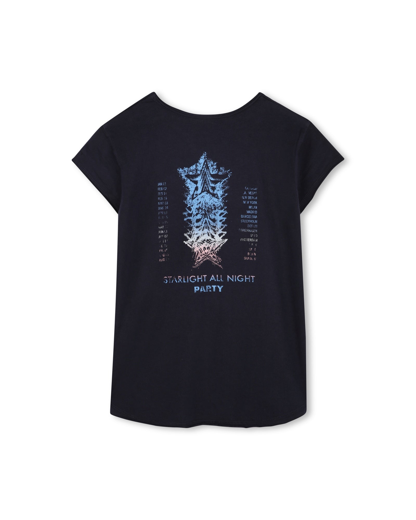 T-shirt with embroidery - Dark Blue