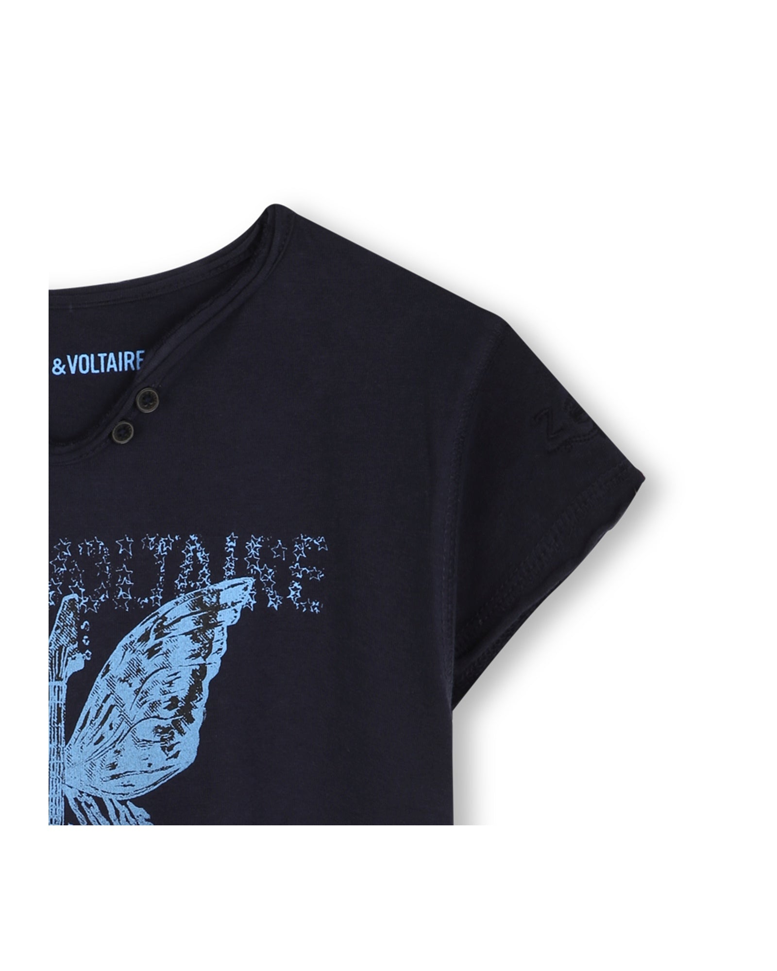 T-shirt with embroidery - Dark Blue