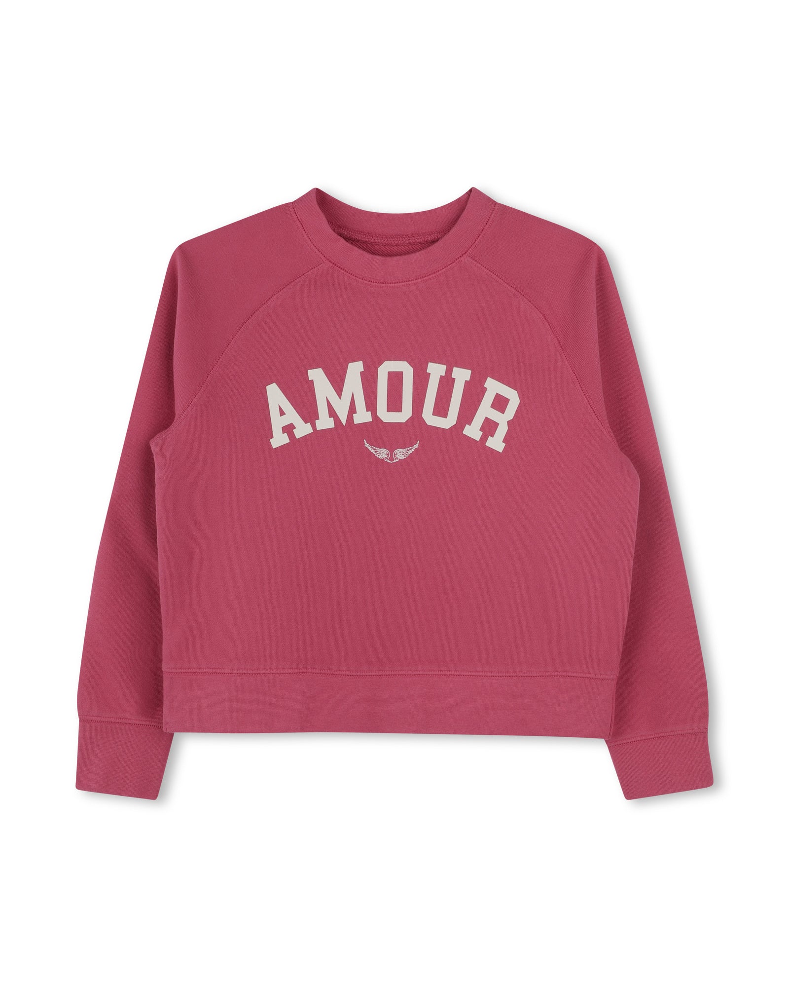 Sweatshirt en molleton - Groseille