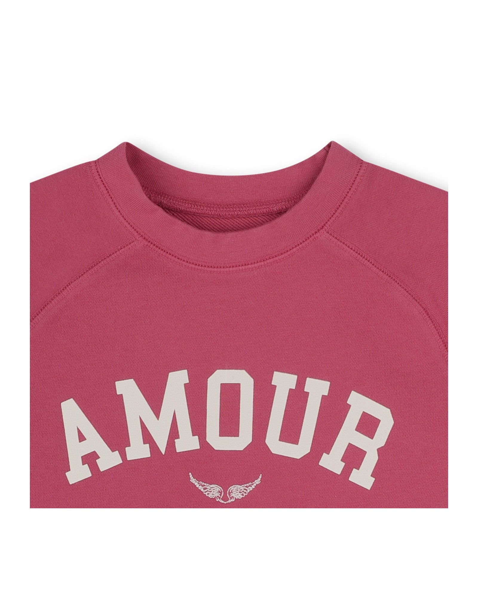 Sweatshirt en molleton - Groseille