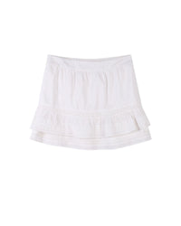 Jupe en coton - Blanc