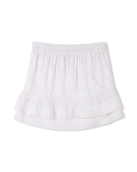 Jupe en coton - Blanc