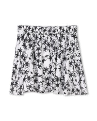 Elasticated waist skirt - White