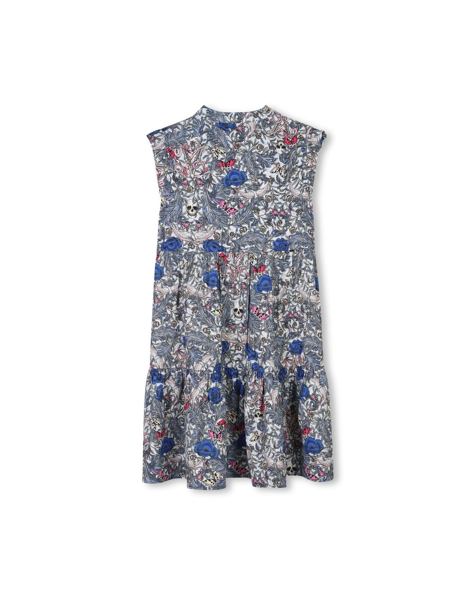 Robe longue imprimée allover - Dark Blue