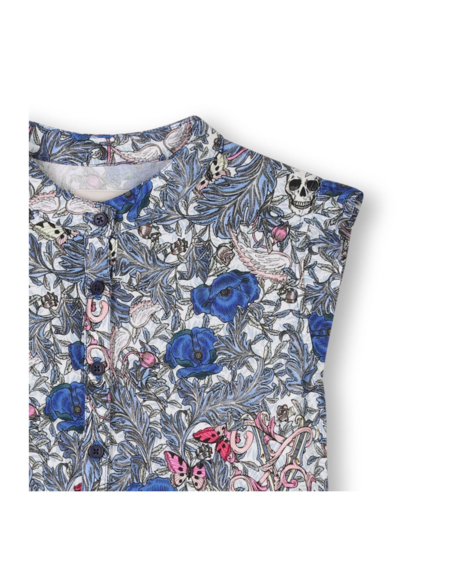 Robe longue imprimée allover - Dark Blue
