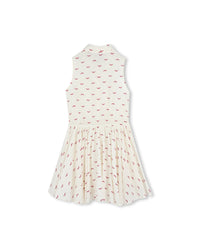Robe imprimée en coton - Milk
