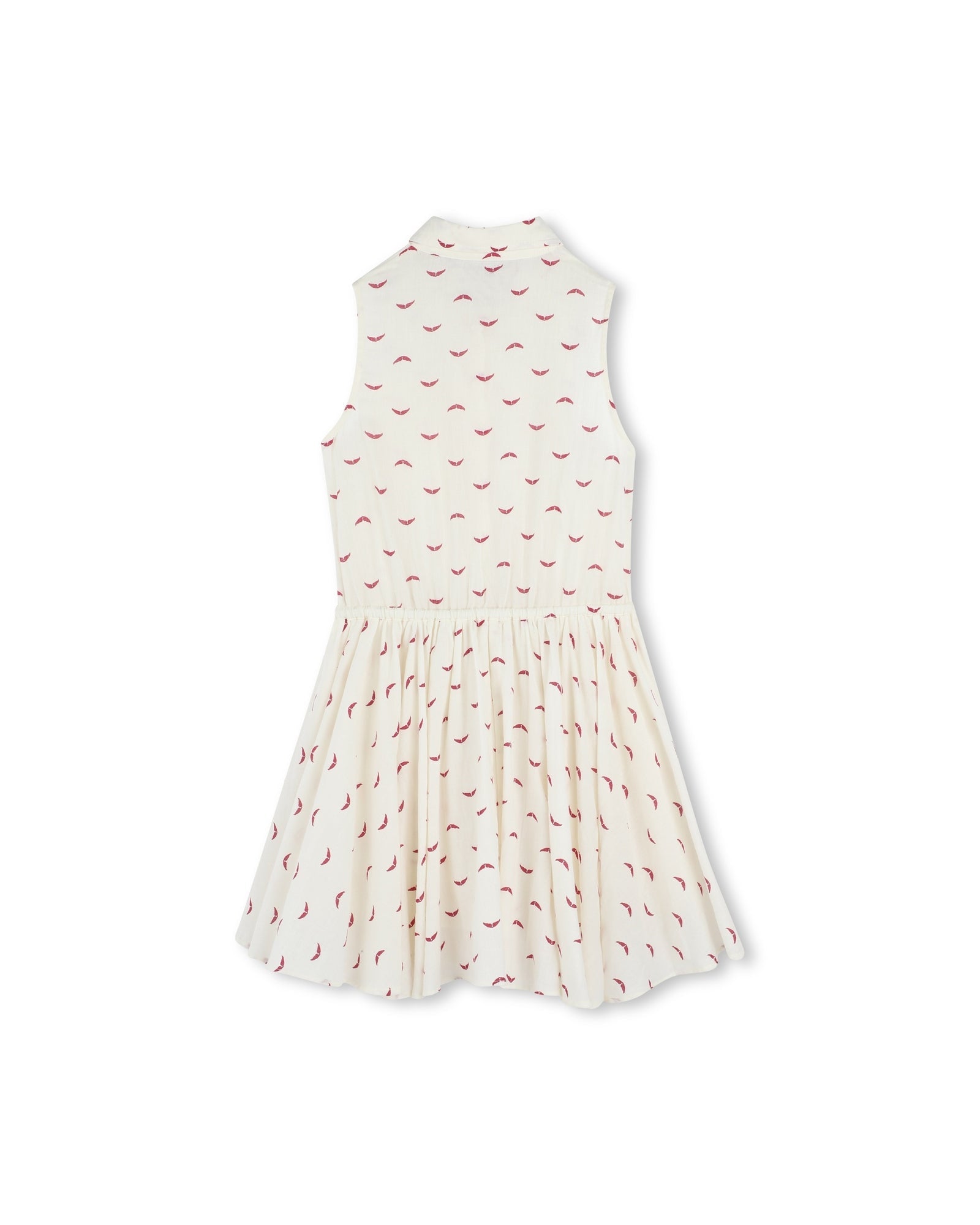Robe imprimée en coton - Milk