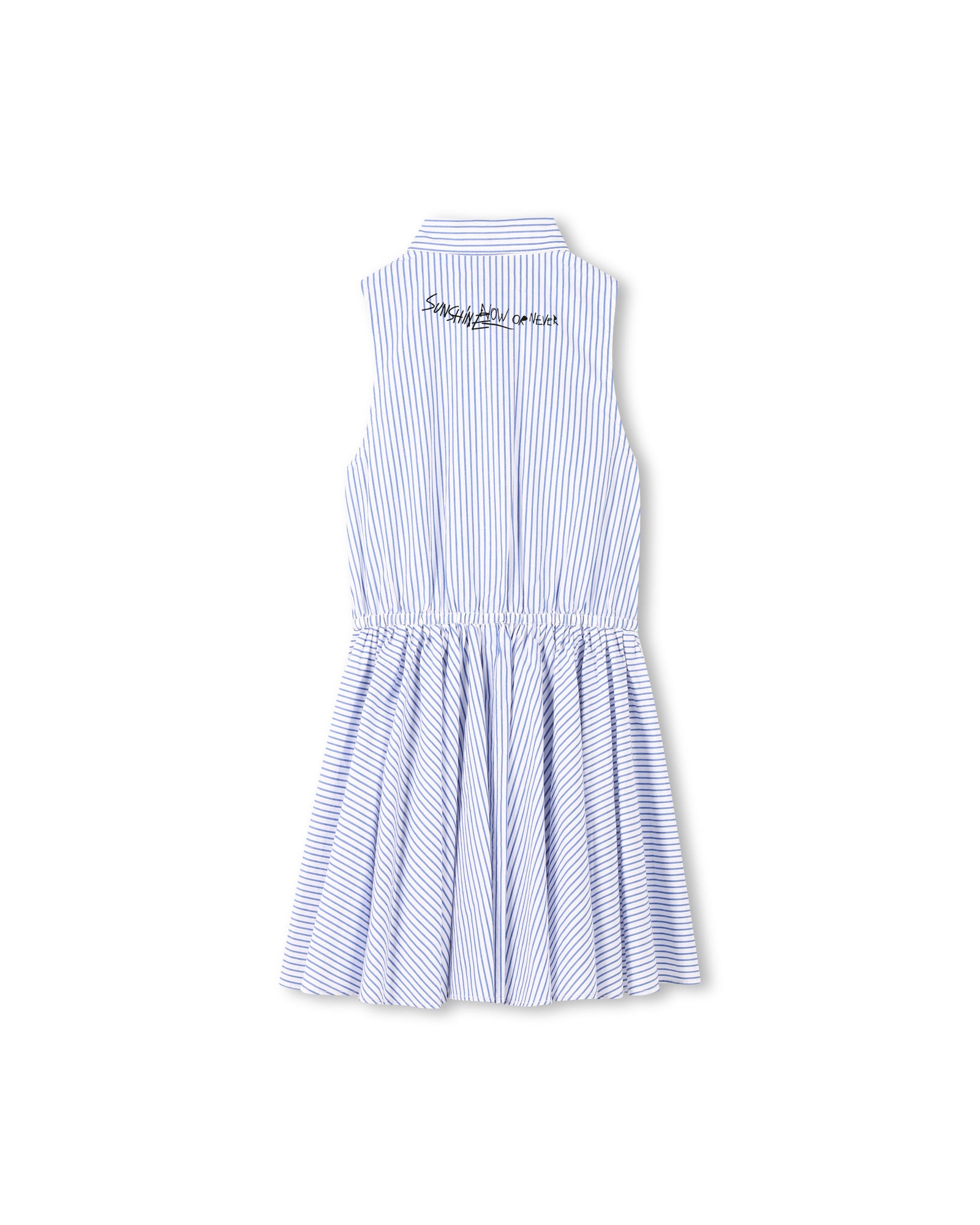 Robe à taille élastiquée - Bleu Ozone