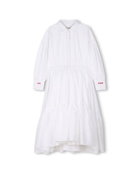 Robe de cérémonie en voile - Blanc