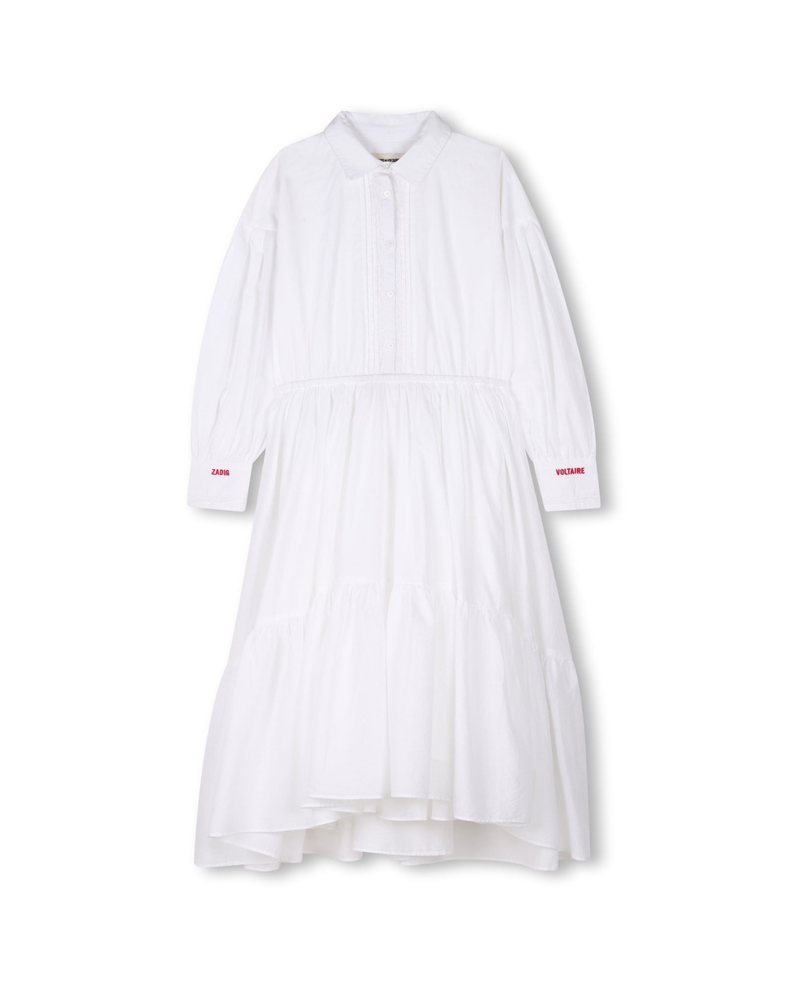 Robe de cérémonie en voile - Blanc