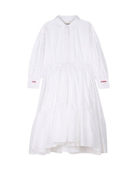 Robe de cérémonie voile de coton - Blanc