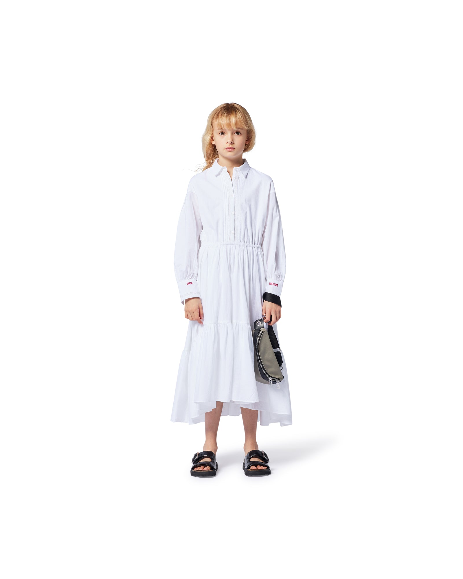 Robe de cérémonie en voile - Blanc