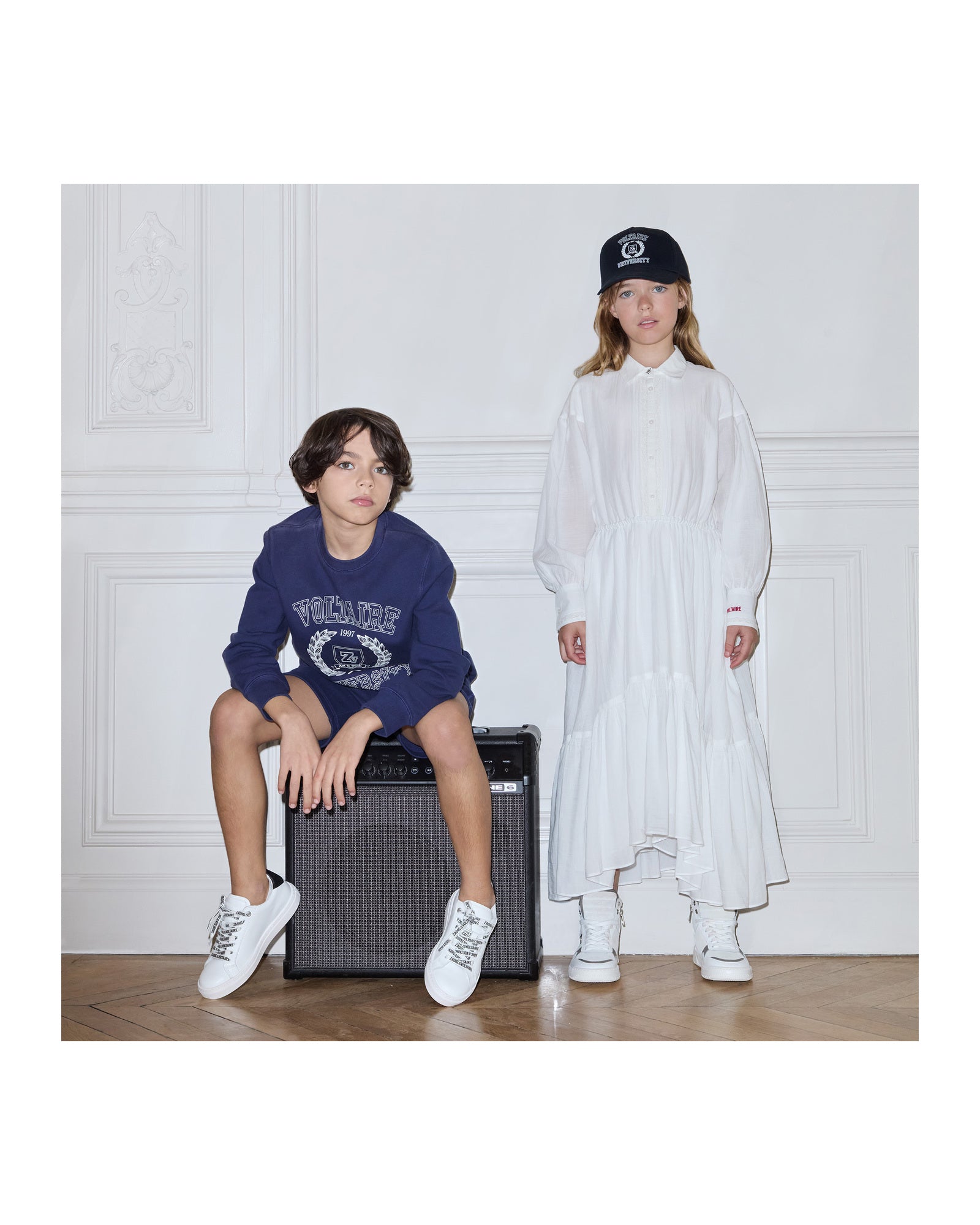 Robe de cérémonie en voile - Blanc