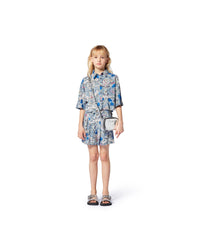 Short à taille élastiquée - Dark Blue