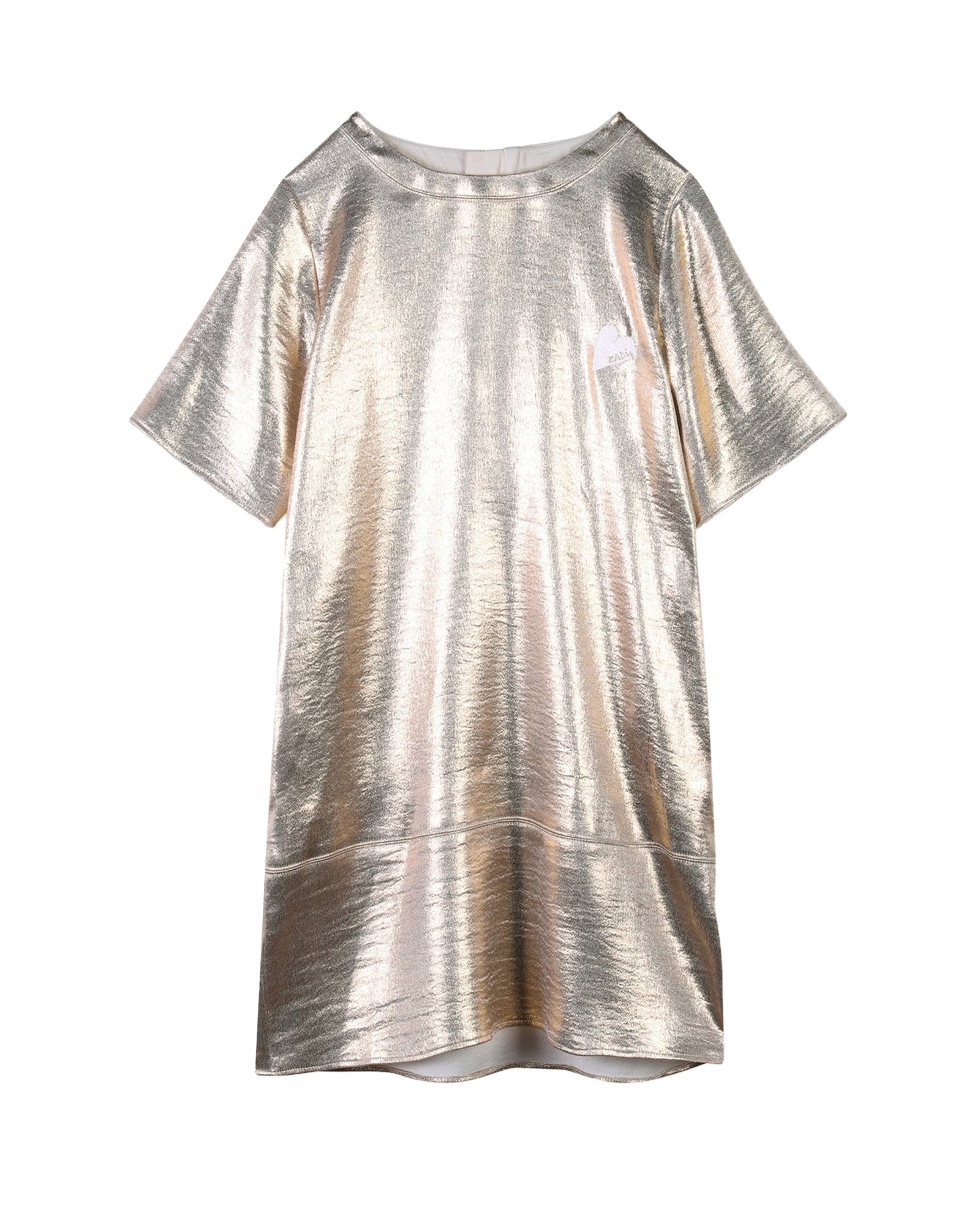 Metallic-look dress - MorDoré