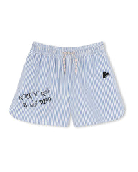 shorts with elasticated waistband - Ozone Blue