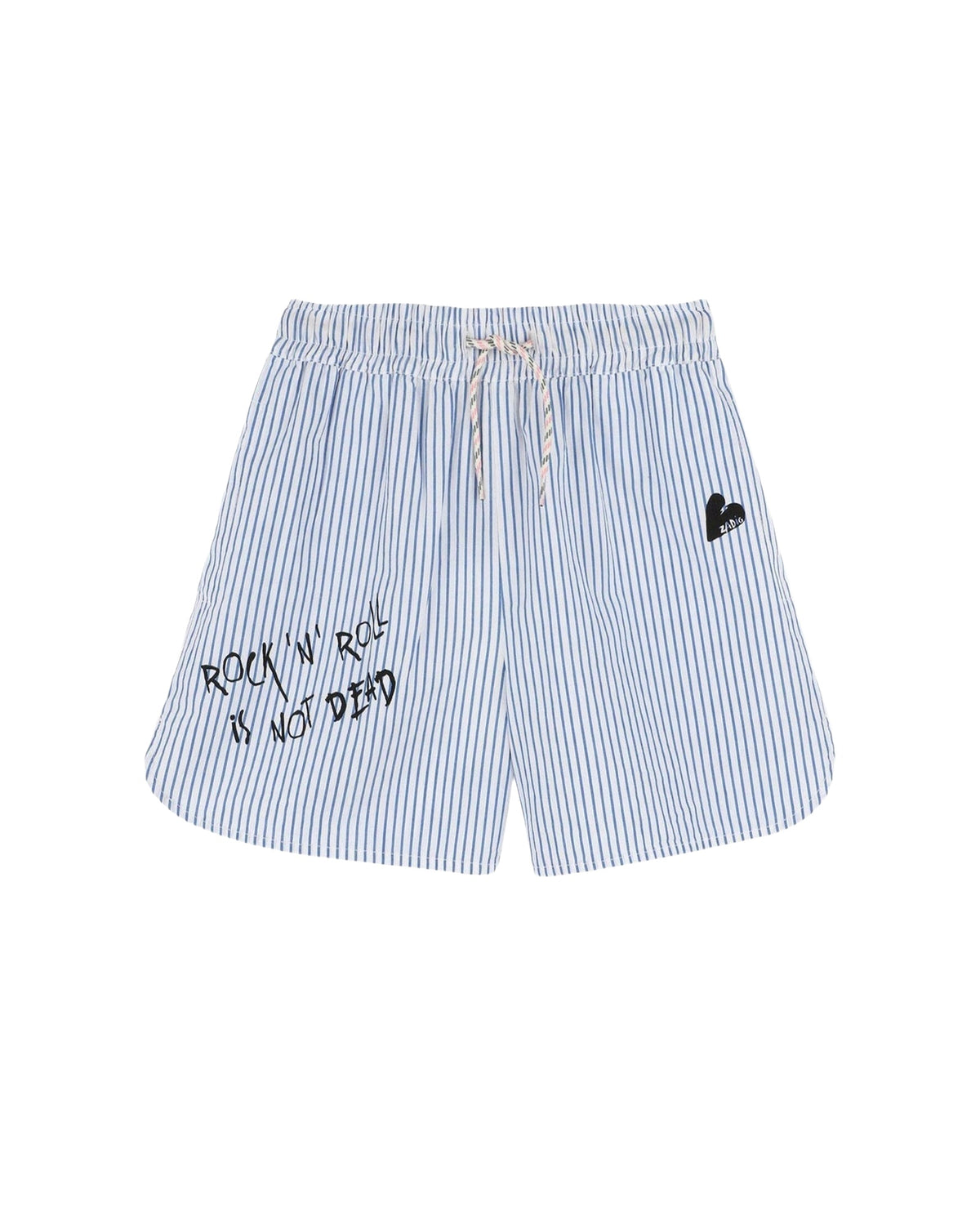 Short à taille élastiquée - Bleu Ozone