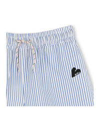 Short à taille élastiquée - Bleu Ozone