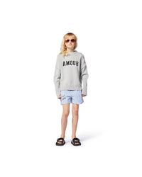 Short à taille élastiquée - Bleu Ozone