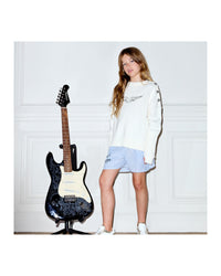 shorts with elasticated waistband - Ozone Blue