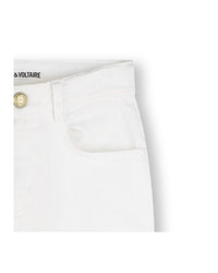Pantalon en sergé - Blanc