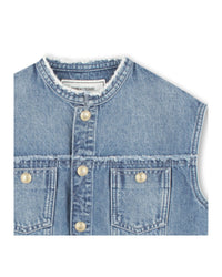Veste sans manches en denim - Double Stone