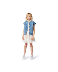 Veste sans manches en denim - Double Stone