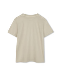 T-shirt with cotton illustration - Lime Stone