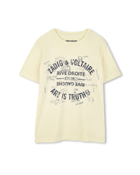 T-shirt avec illustration - Jaune Acidule