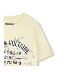 T-shirt avec illustration - Jaune Acidule