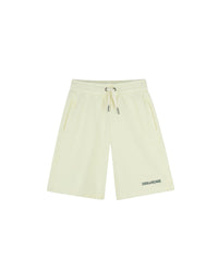 Fleece Bermuda shorts - Acid Yellow