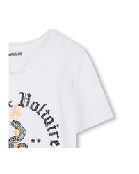 T-shirt avec broderie - Blanc