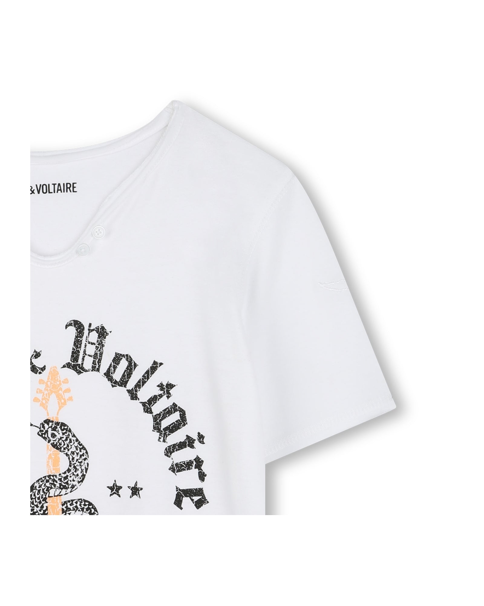 T-shirt avec broderie - Blanc