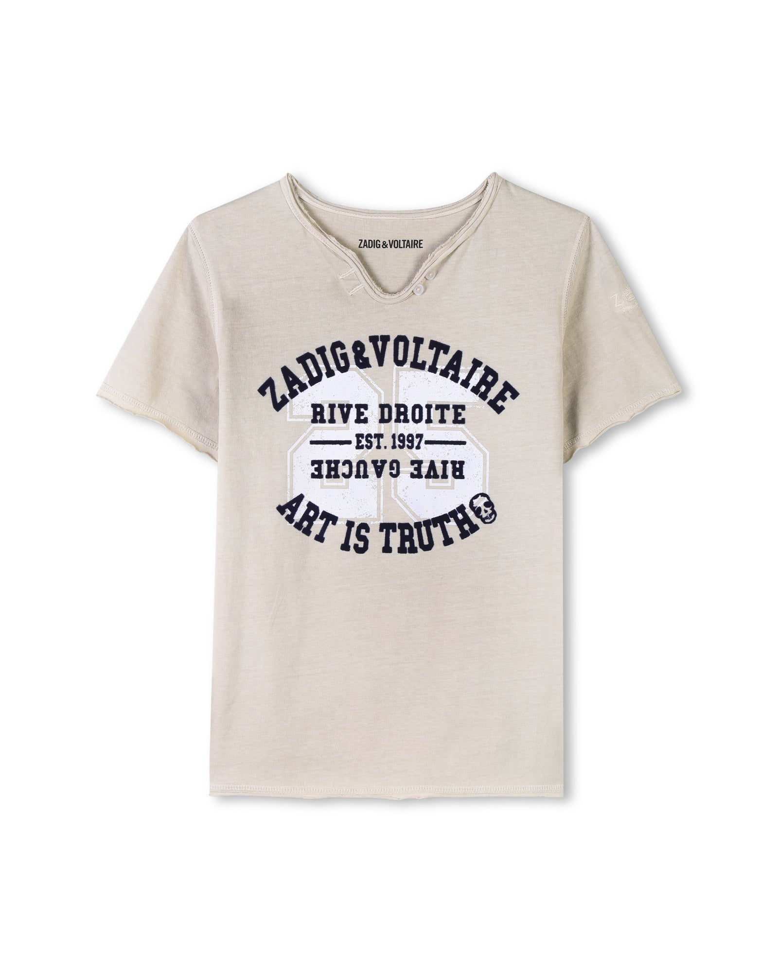 T-shirt avec broderie - Lime Stone