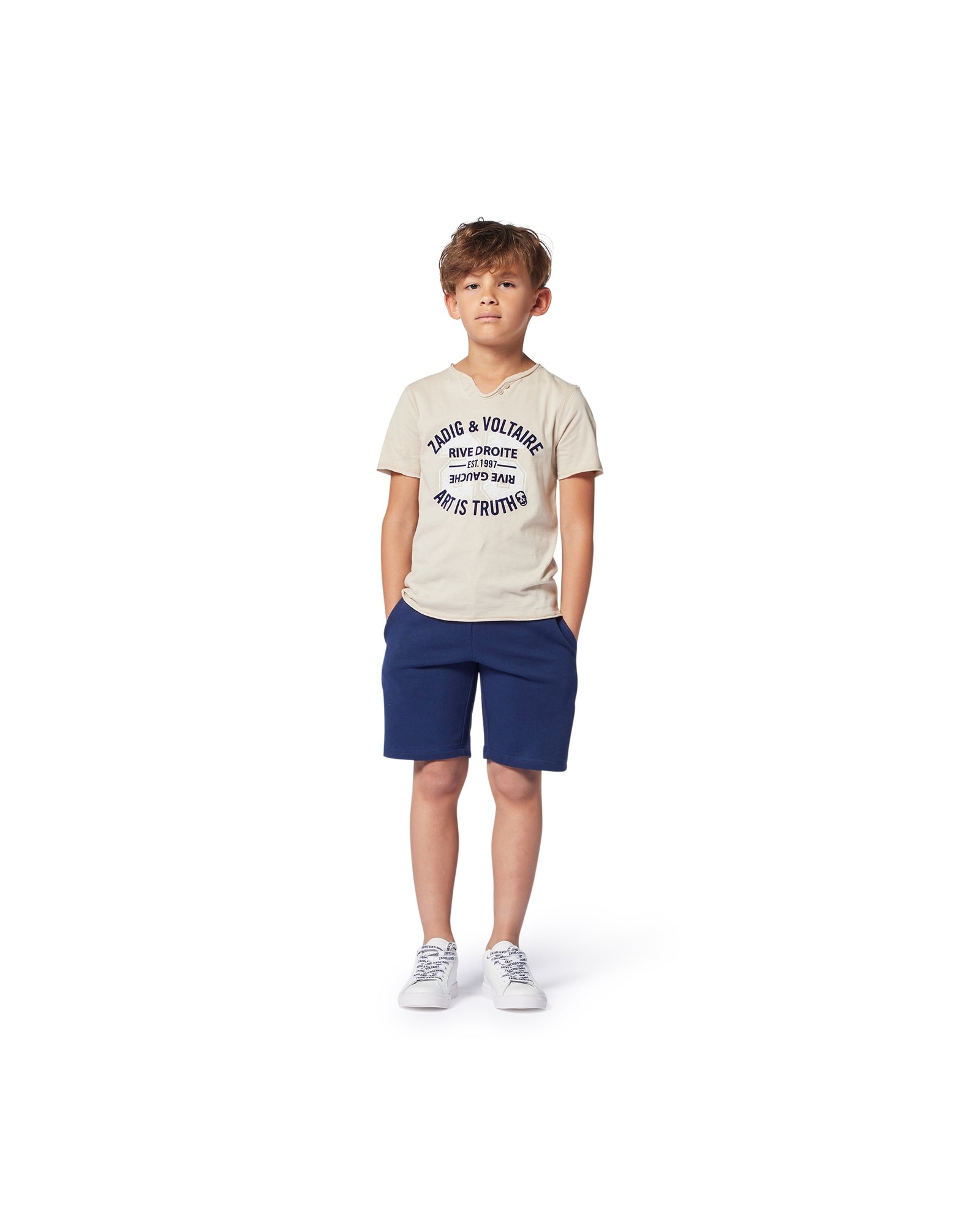 T-shirt avec broderie - Lime Stone