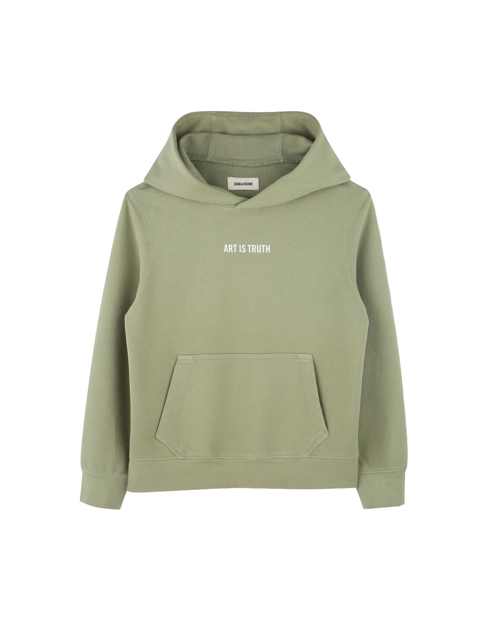 Sweat à capuche en coton - Deep Olive