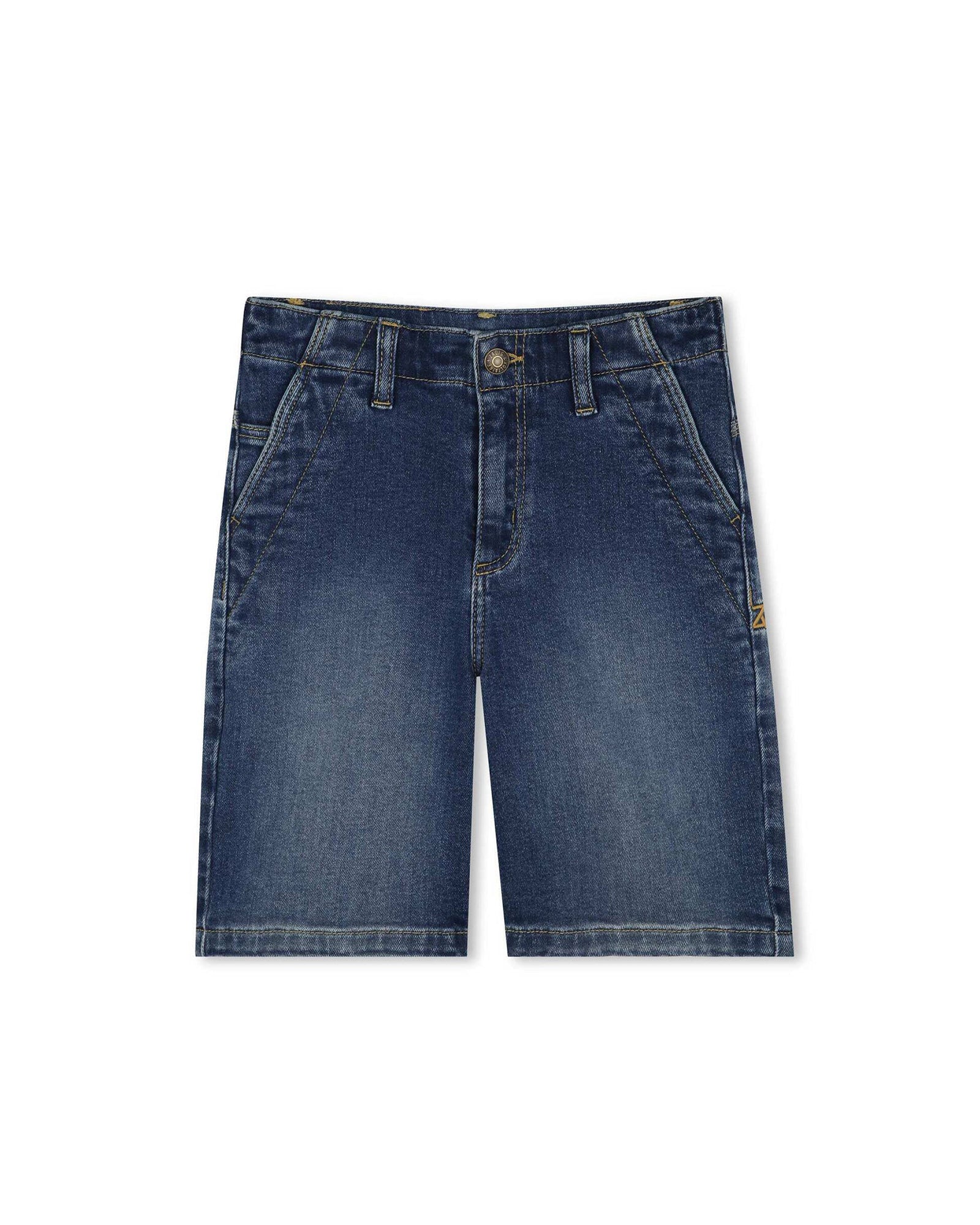 Bermuda en denim - Brossage & Stone Pousse