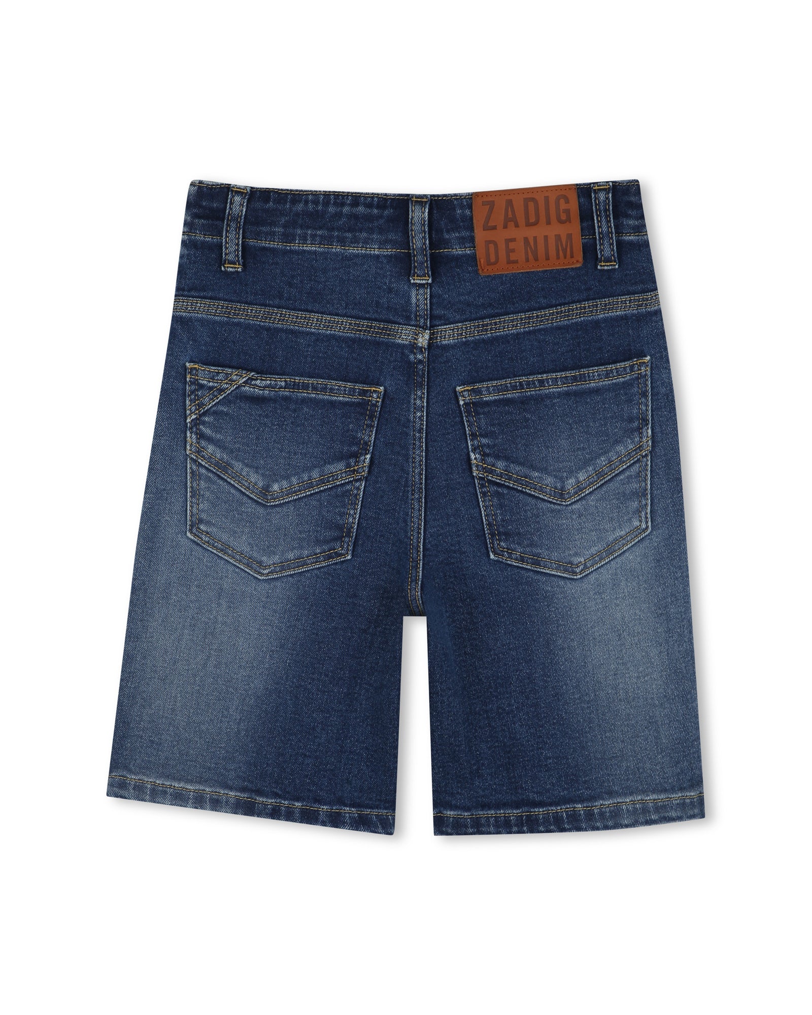Bermuda en denim - Brossage & Stone Pousse