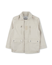 Veste militaire en canvas - Lime Stone
